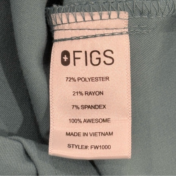 Figs Hydrogreen Scrub Set Catarina Scrub Top Zamora Jogger Pants Large Nurse - Picture 10 of 14